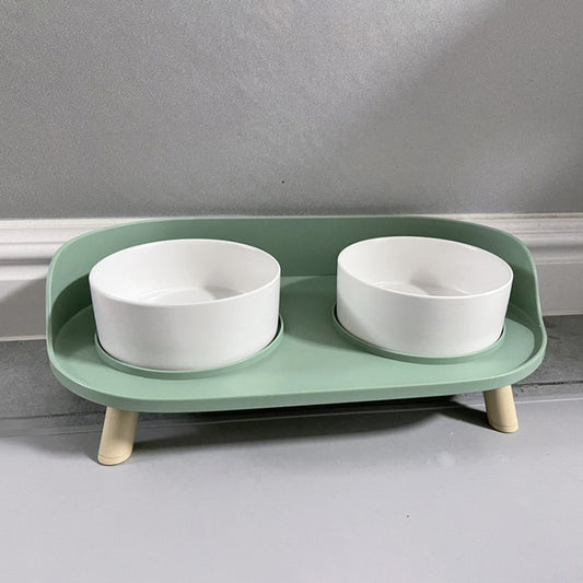 Cat and Dog Bowl with Tray