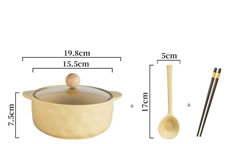 Ceramic Instant Noodle Bowl