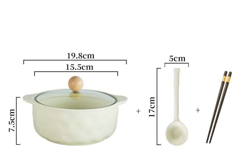 Ceramic Instant Noodle Bowl