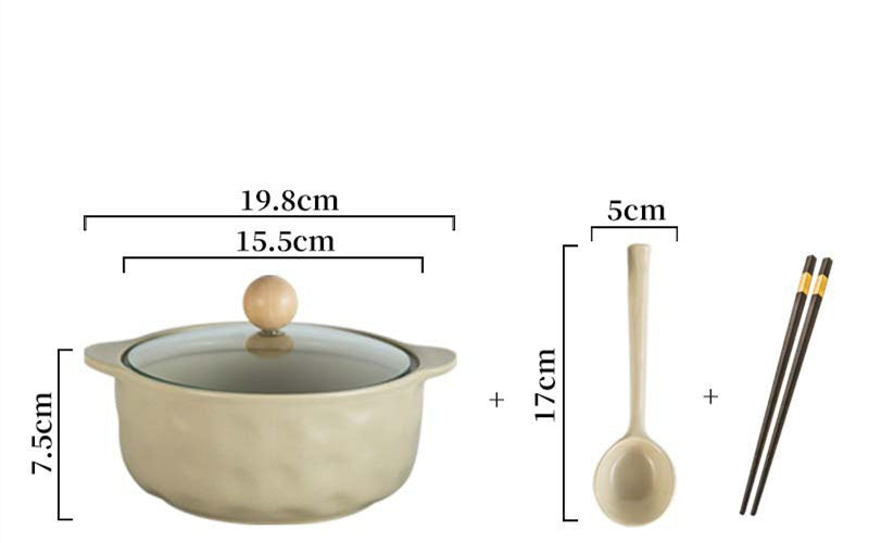 Ceramic Instant Noodle Bowl